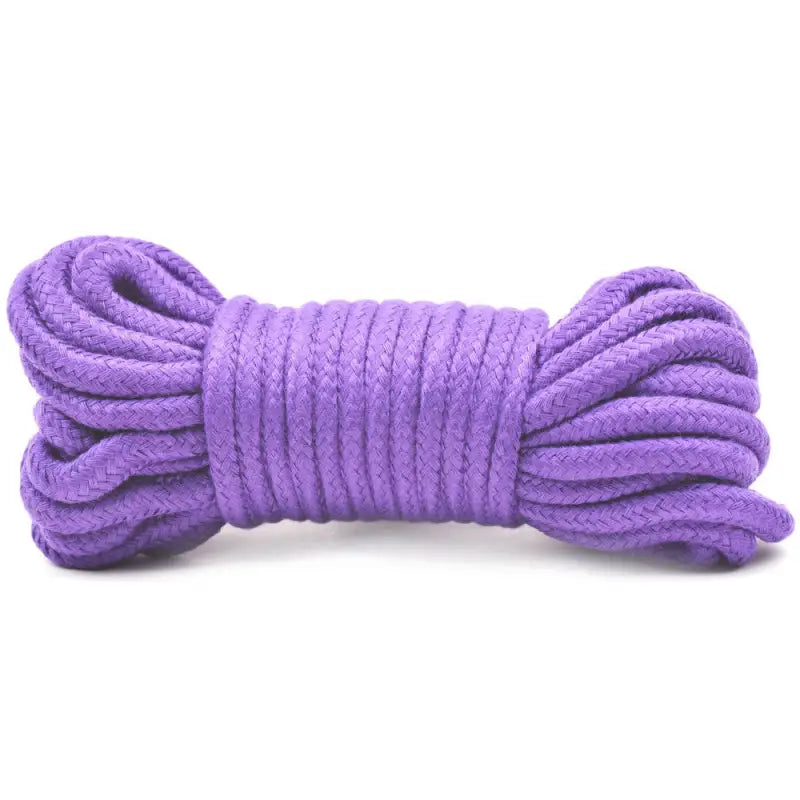 10 Metres Cotton Bondage Rope in Purple for Comfortable Restraints