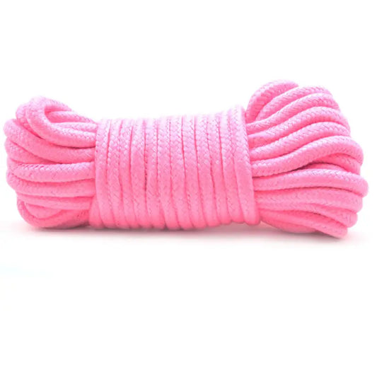 10 Metres Cotton Bondage Rope Pink for Comfortable Restraints