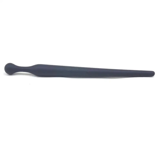 4 Inch Black Silicone Penis Plug for Enhanced Sensation