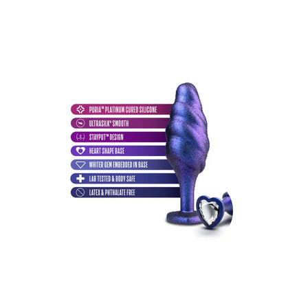 Anal Adventures Matrix Bumped Bling Butt Plug for Elevated Sensations