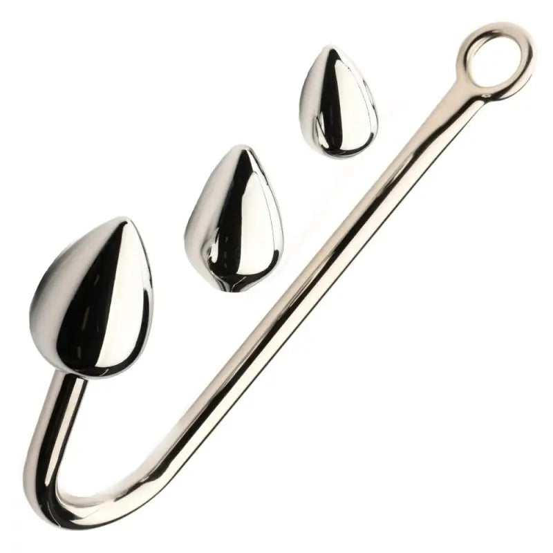 Anal Hook Trainer Set with Aluminium Alloy Plugs for Ultimate Pleasure