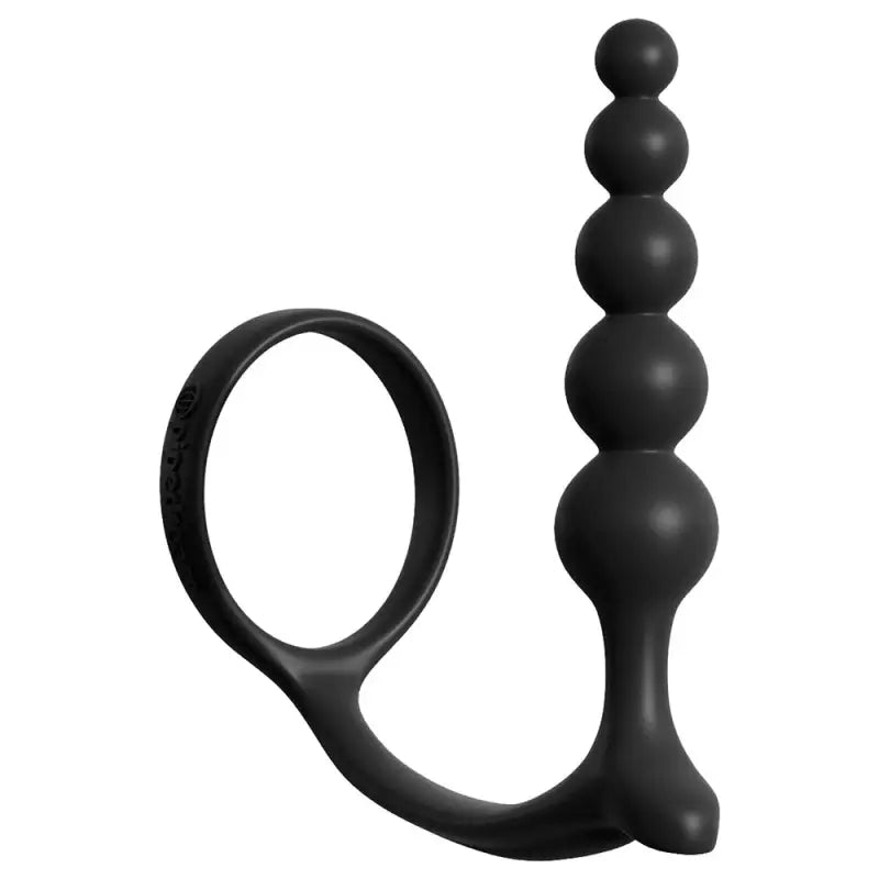 Assgasm Cock Ring and Anal Beads from the Anal Fantasy Collection