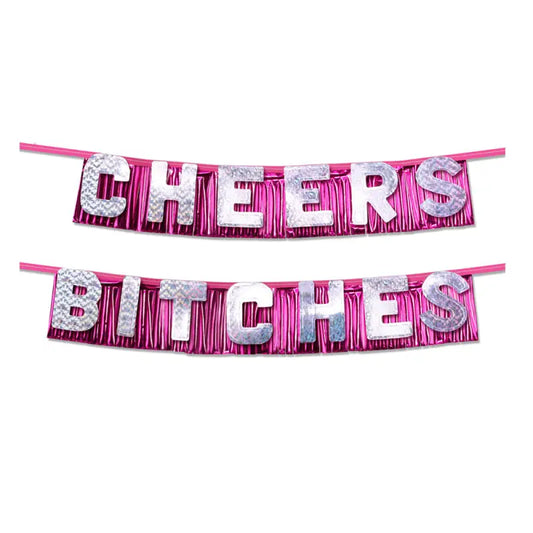 Bachelorette Party Favors Cheers Bitches Party Banner Decorations