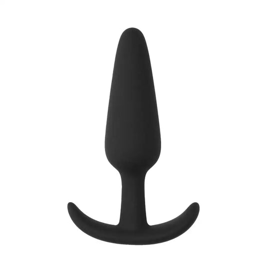 Beginners Size Slim Butt Plug Black for Comfortable Anal Stimulation