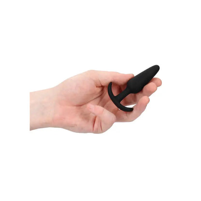 Beginners Size Slim Butt Plug Black for Comfortable Anal Stimulation