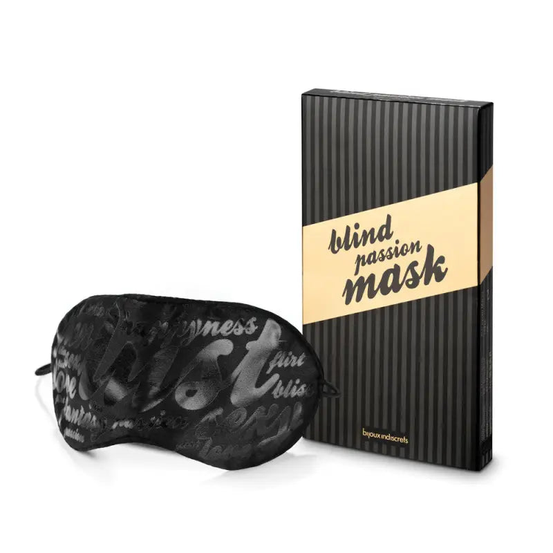 Bijoux Indiscrets Blind Passion Mask for Enhanced Sensual Experience