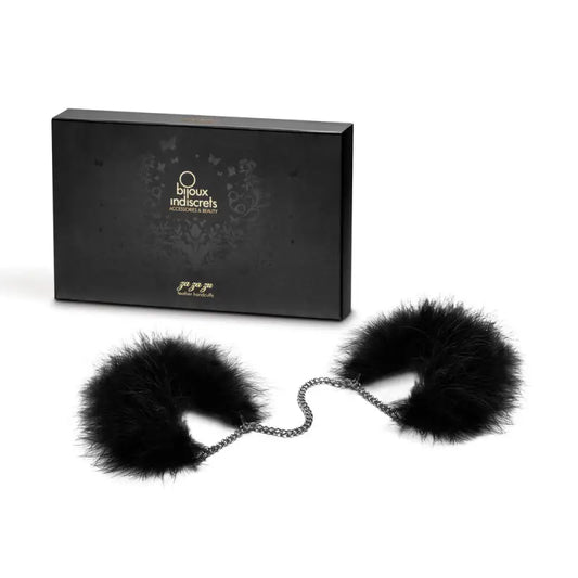 Bijoux Indiscrets Feather Handcuffs for Elegant Bondage Experiences