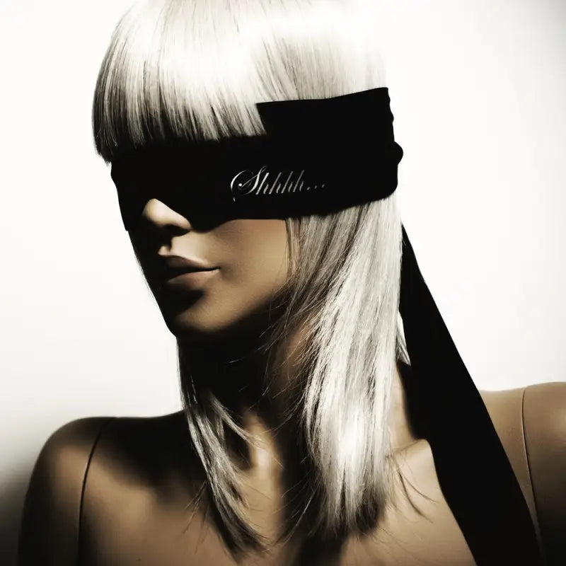 Bijoux Indiscrets Shhh Satin Luxury Blindfold for Sensual Exploration