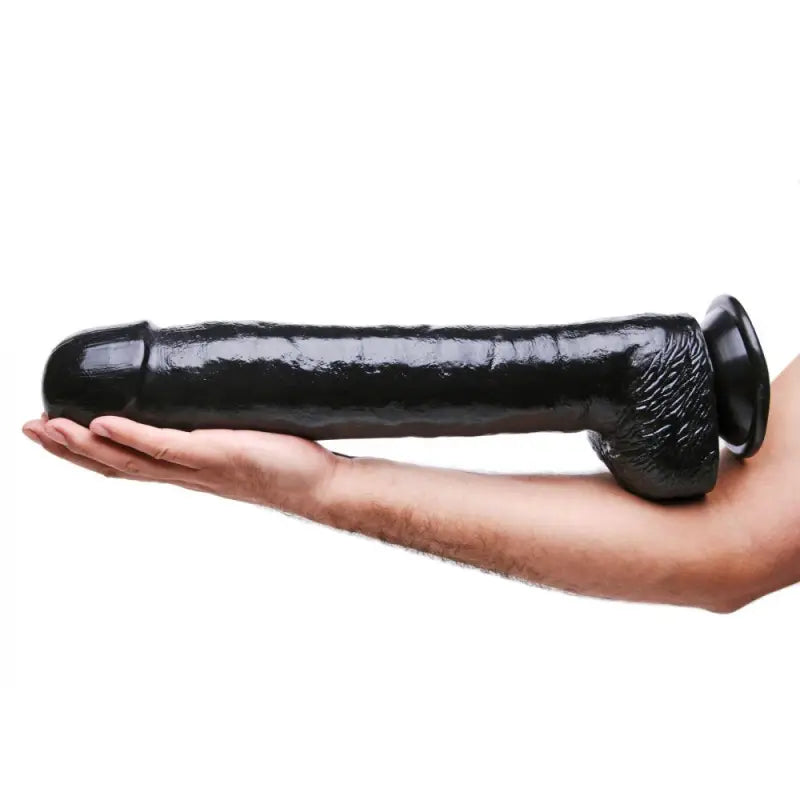 Black Destroyer Huge Suction Cup Dildo for Ultimate Pleasure