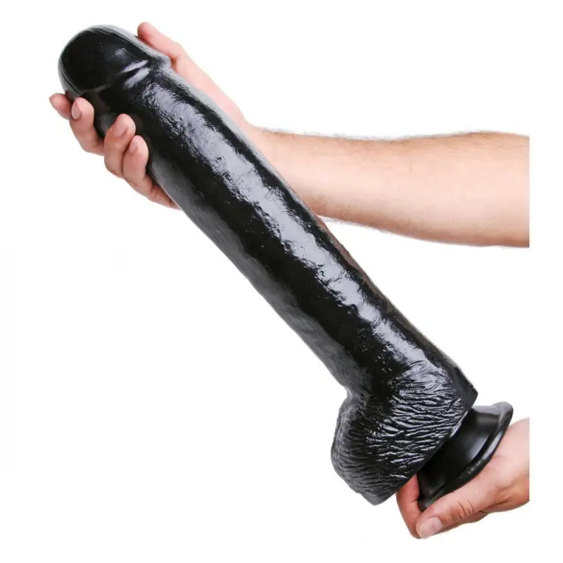 Black Destroyer Huge Suction Cup Dildo for Ultimate Pleasure