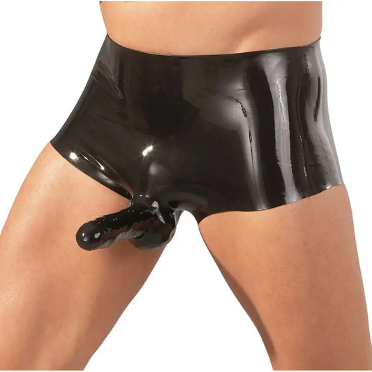 Black Latex Penis Sleeve for Enhanced Comfort and Support