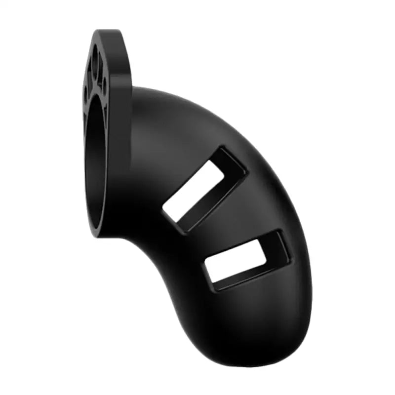 Black Silicone Chastity Cage for Male Bondage Gear