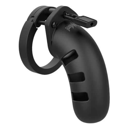 Black Silicone Chastity Cage for Men