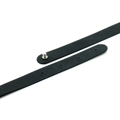 Black Silicone Submissive Collar for Enhanced Intimate Experiences