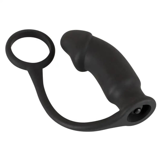 Black Velvets Vibrating Anal Plug and Cock Ring for Ultimate Pleasure