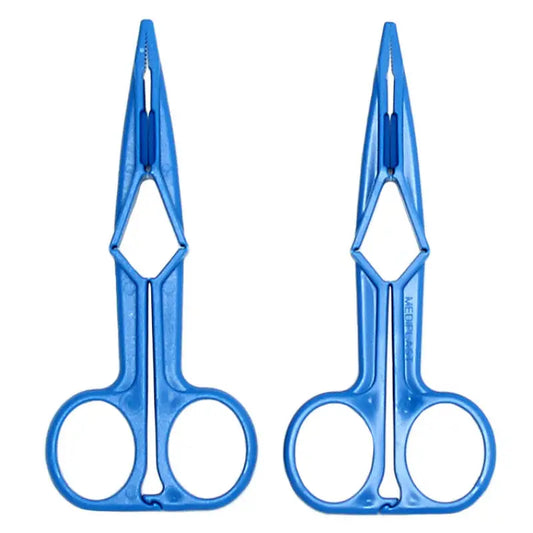 Blue Scissor Nipple Clamps for Enhanced Sensations