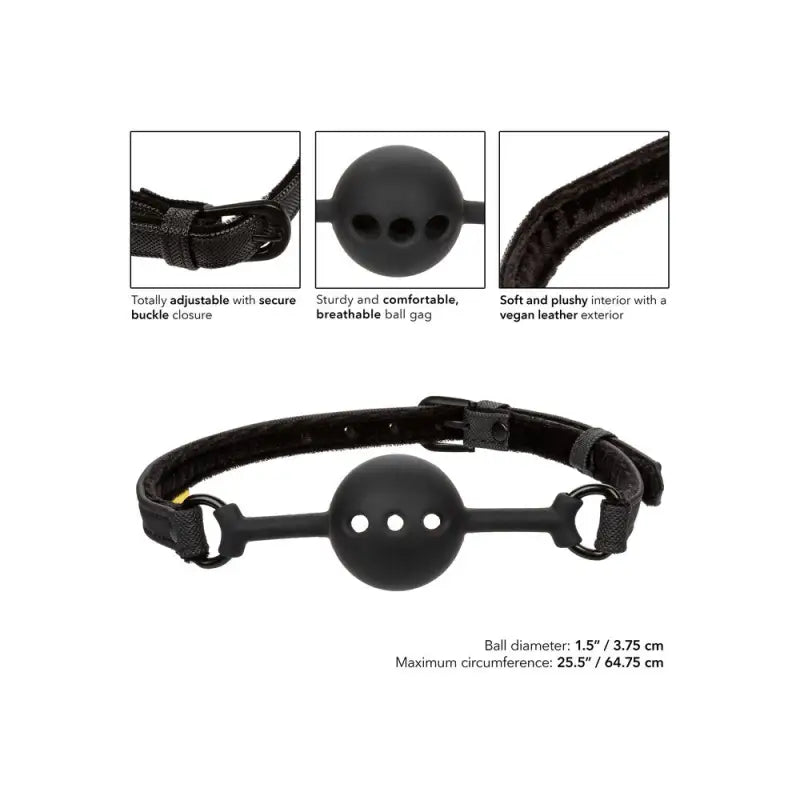 Boundless Breathable Ball Gag for Comfortable Bondage Play