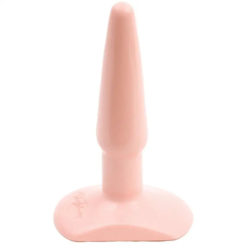 Classic Smooth Butt Plug in Small Flesh Pink for Anal Exploration