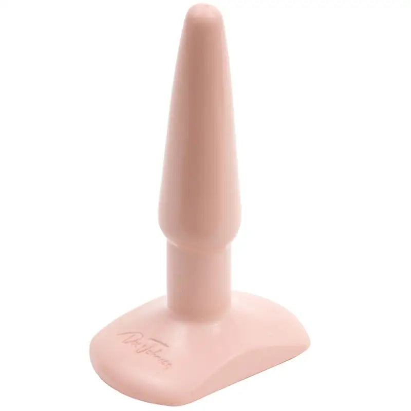 Classic Smooth Butt Plug in Small Flesh Pink for Anal Exploration