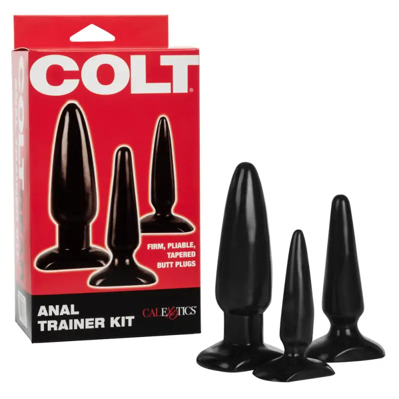 Colt Anal Trainer Kit with Premium Butt Plugs for Beginners