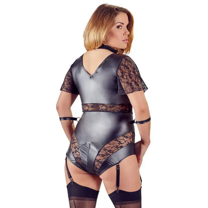 Cottelli Plus Size Bondage Body with Arm Loops for Enhanced Assets