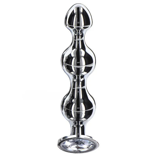 Diamond Star Beads Large Quality Butt Plug for Enhanced Pleasure