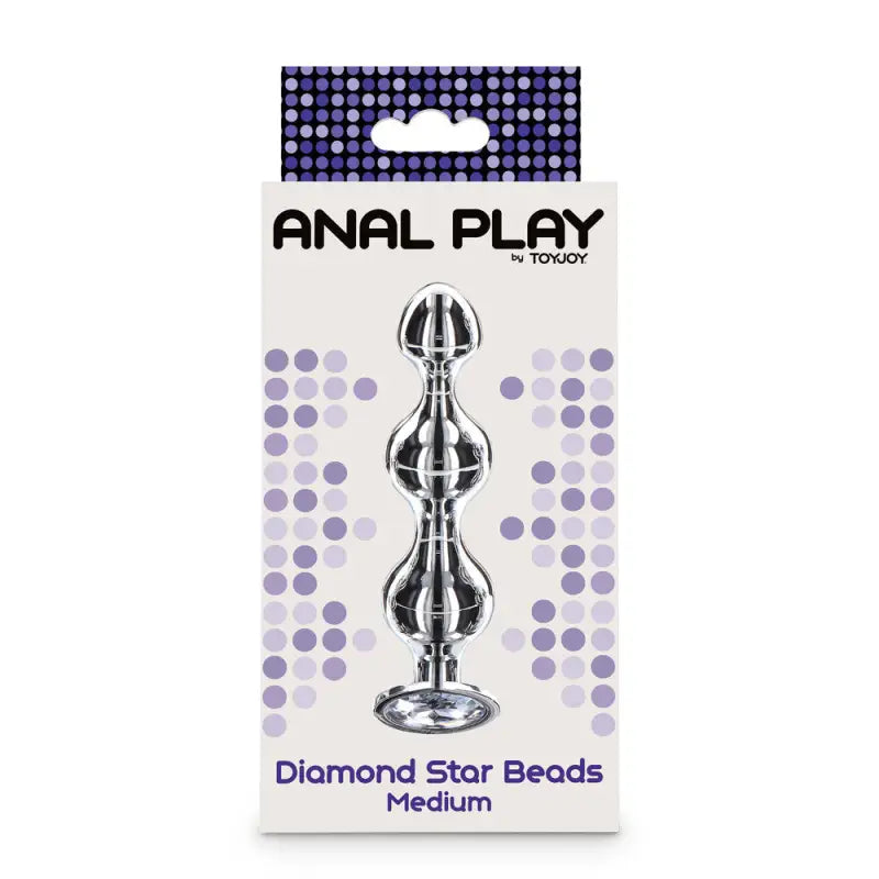 Diamond Star Beads Medium Quality Butt Plug for Intimate Enhancement