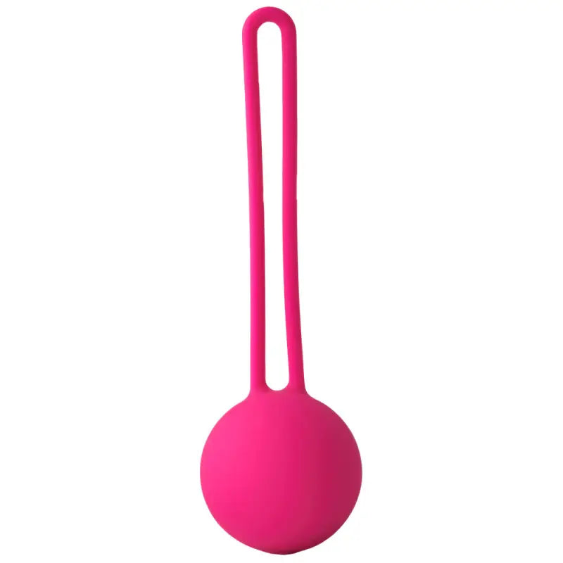 Discover Ecstasy with Flirts Kegel Ball Pink and Flexible Drawstring