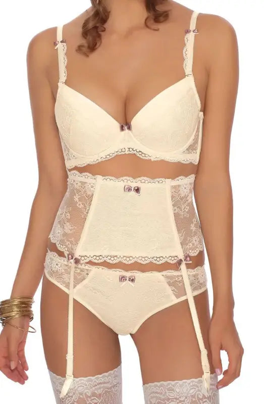 Discover Elegance with Roza Fifi Push Up Bra in Ivory