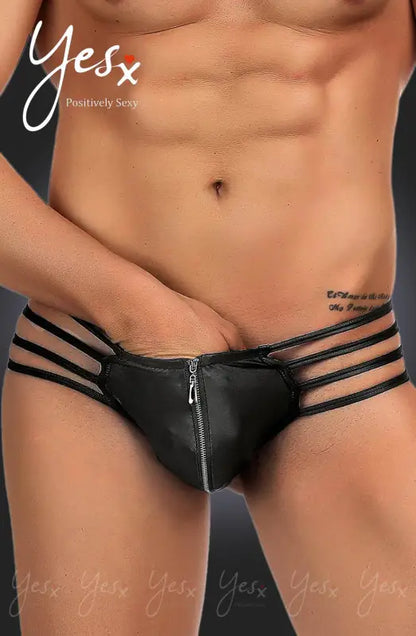 Discover Elegance with YesX YX971 Men’s Thong Black