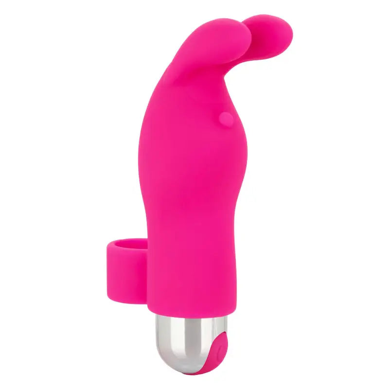 Discover Pleasure with the Intimate Play Pink Rechargeable Bunny Finger Vibrator