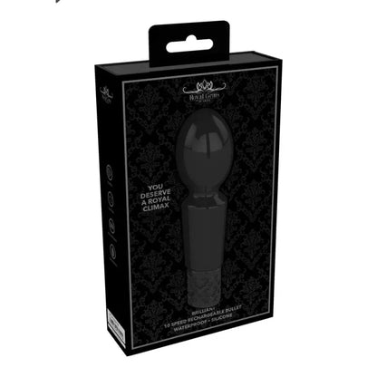 Discover Royal Gems Brilliant Rechargeable Bullet Black for Ultimate Pleasure