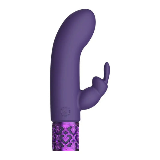 Discover Royal Gems Dazzling Rechargeable Rabbit Bullet Purple Delight