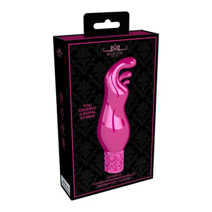 Discover Royal Gems Exquisite Rechargeable Silicone Bullet Pink