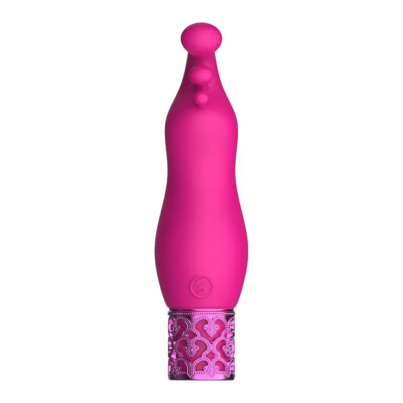 Discover Royal Gems Exquisite Rechargeable Silicone Bullet Pink