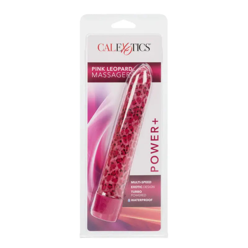 Discover Sensation with the Pink Leopard Massager Vibrator