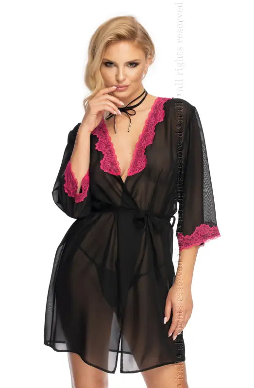 Discover the Allure of Irall Erotic Flavia Dressing Gown in Chiffon