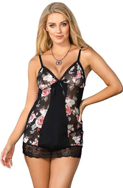 Discover the Allure of the YesX YX835 Floral Babydoll Chemise