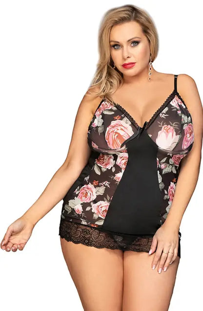 Discover the Allure of the YesX YX835 Floral Babydoll Chemise