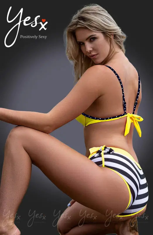 Discover the Elegance of the YesX YX963 Bikini 3 Piece Set Yellow