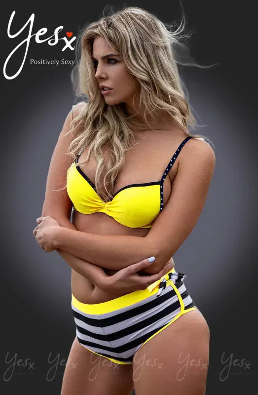 Discover the Elegance of the YesX YX963 Bikini 3 Piece Set Yellow