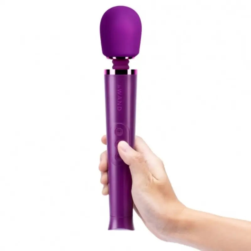 Discover the Le Wand Petite Rechargeable Vibrating Massager Dark Cherry