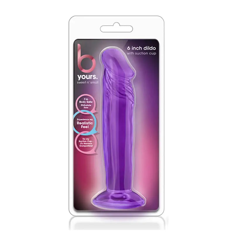 Discover the Sensation of the Sweet N Small 6 Inch Purple Dildo