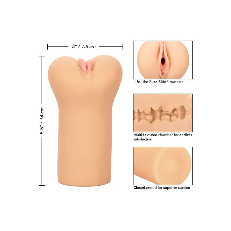 Discover the Ultimate Boundless Vulva Masturbator Flesh Pink Experience