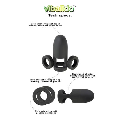 Balldo - Viballdo - Vibrating - Black