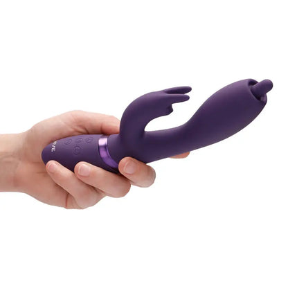 Discover Vive Nilo Purple Pinpoint Rotating G Spot Rabbit Vibrator