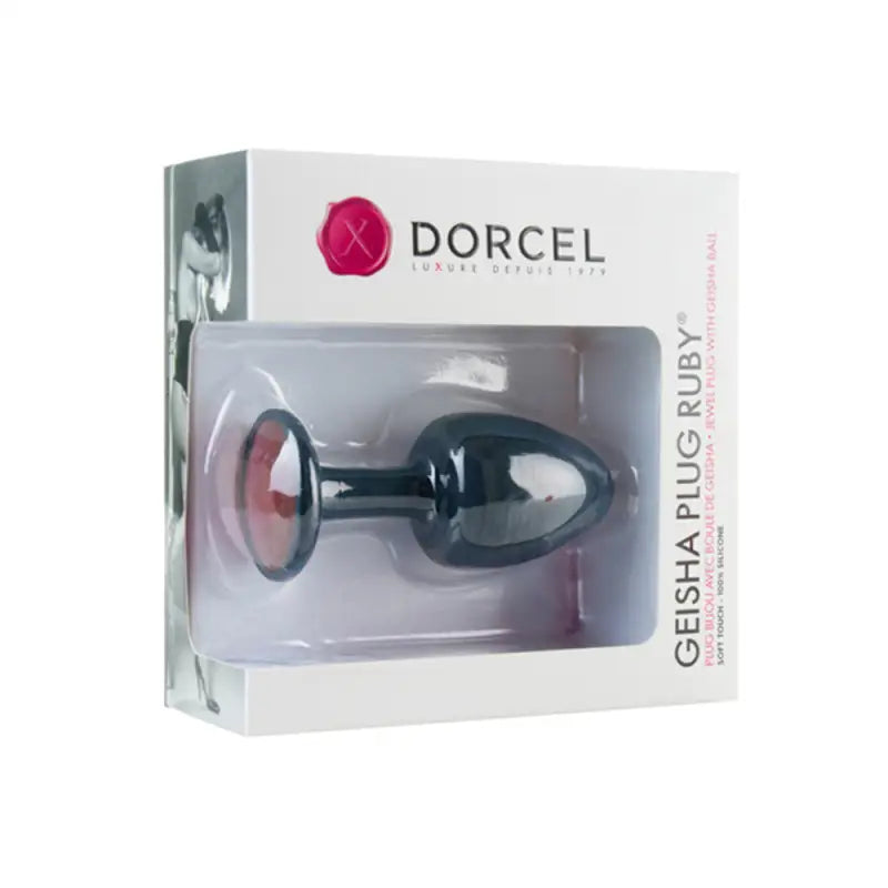 Dorcel Medium Geisha Anal Plug Ruby for Enhanced Sensation and Pleasure