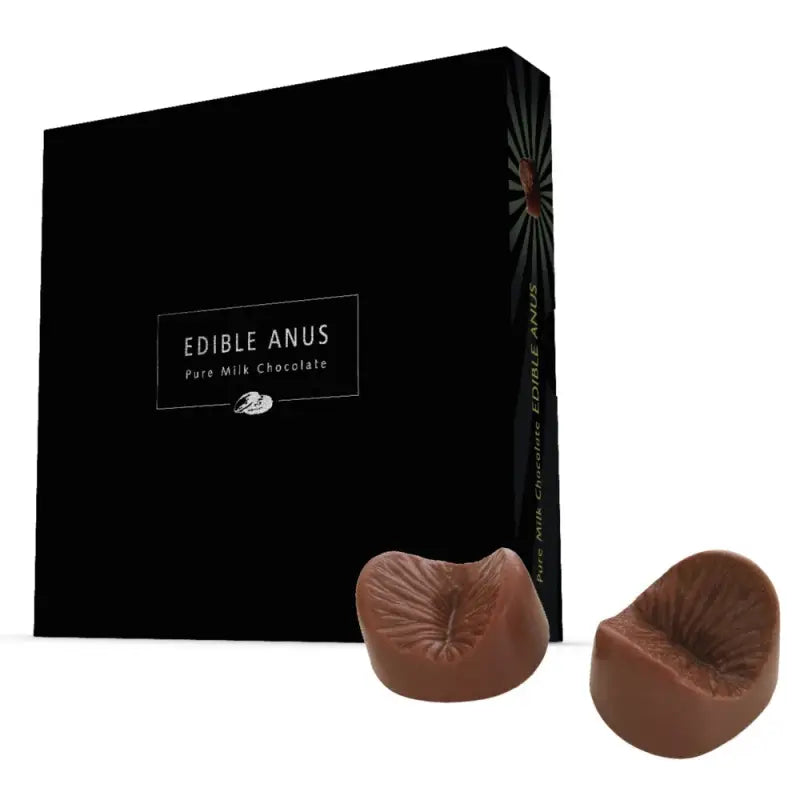 Edible Anus Chocolates Gift Box of Six Premium Milk Chocolate Treats