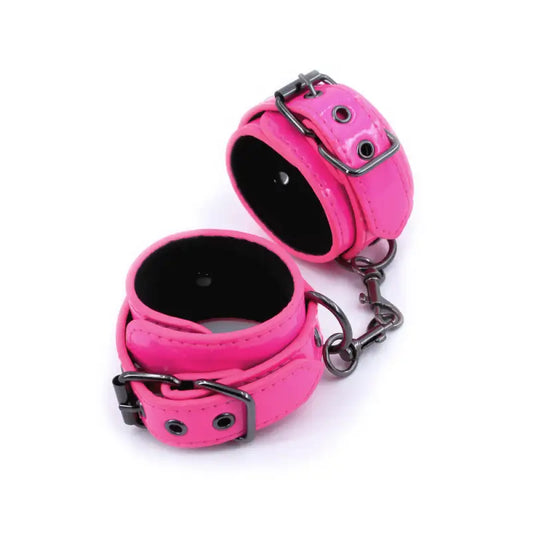 Electra Wrist Cuffs Pink for Stylish Bondage Play and Comfort