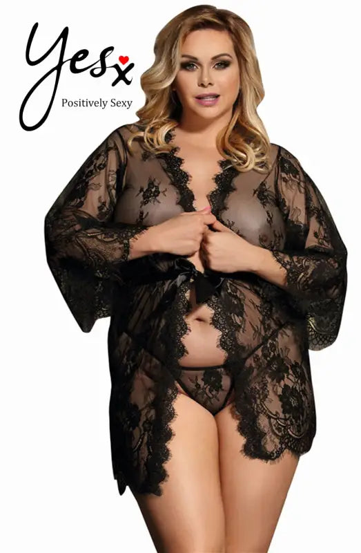 Elevate Elegance with the YesX YX827Q Robe Set in Black